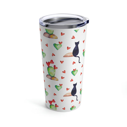Alone Time Tumbler 20oz Cat Themed Travel Tumbler