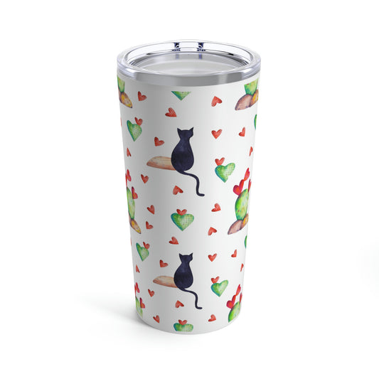 Alone Time Tumbler 20oz Cat Themed Travel Tumbler