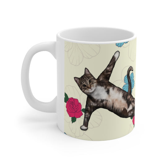 Yoga Pose Mug (Cream)