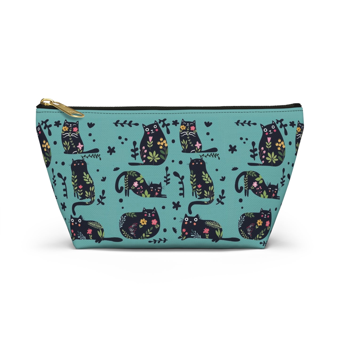Abstract On Blue Accessory Bag