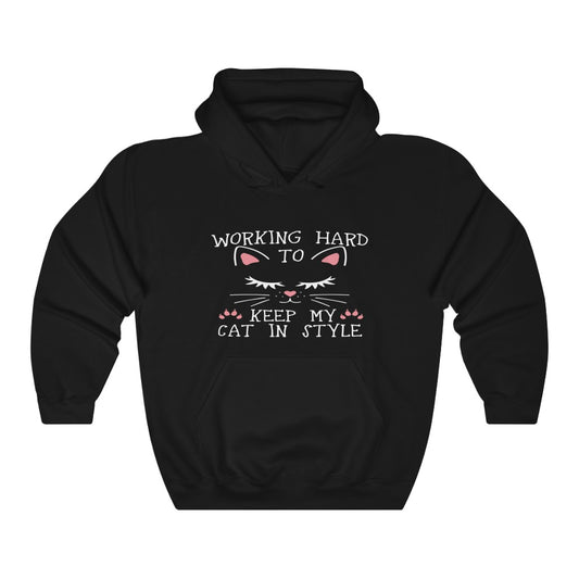 Working Hard Unisex Hoodie (18500)
