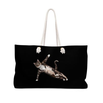 Yoga Pose Weekender Bag (Black)