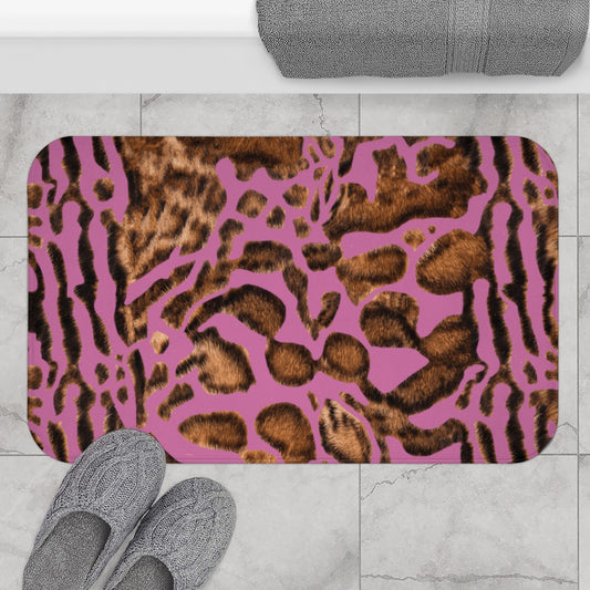 Bengal Pink Bath Mat - S L