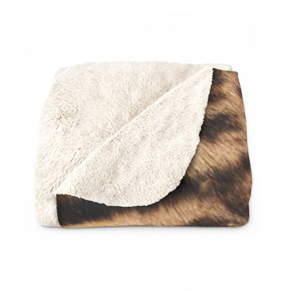 Bengal Natural Brown Fleece Blanket
