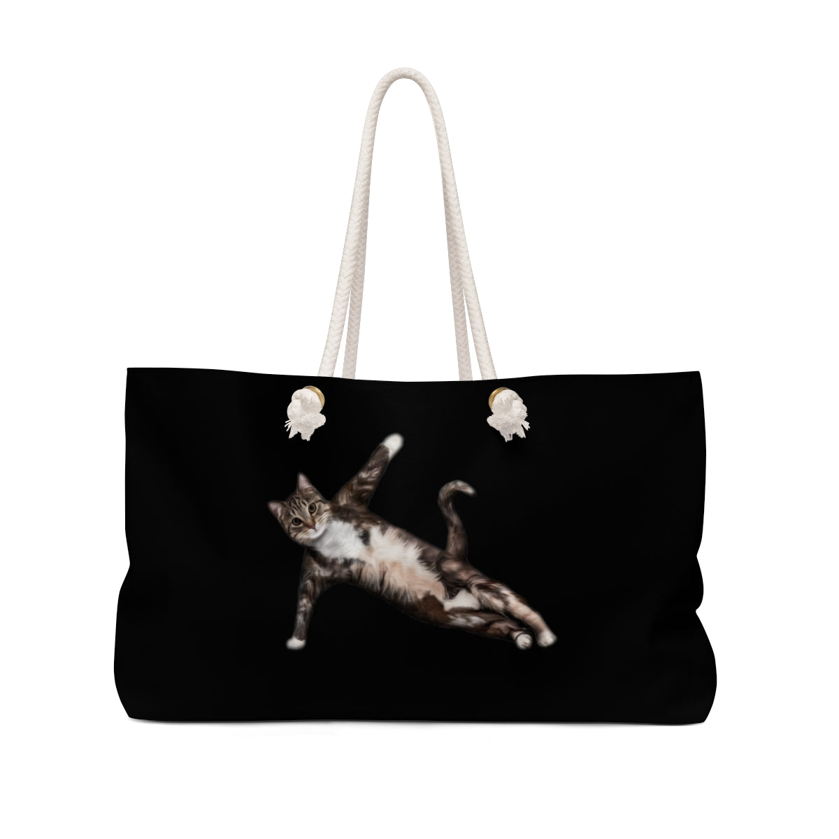 Yoga Pose Weekender Bag (Black)