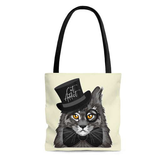 Cat Addict Tote Bag