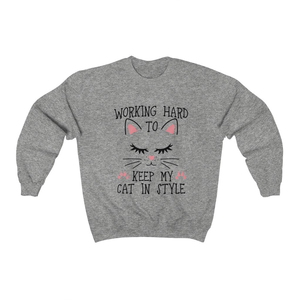 Working Hard Unisex Sweatshirt (18000)